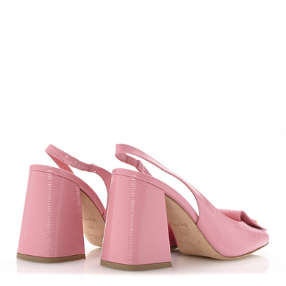 Louis Vuitton Electric Epi Shake Slingback Pumps 38.5 Pink 5 of 9