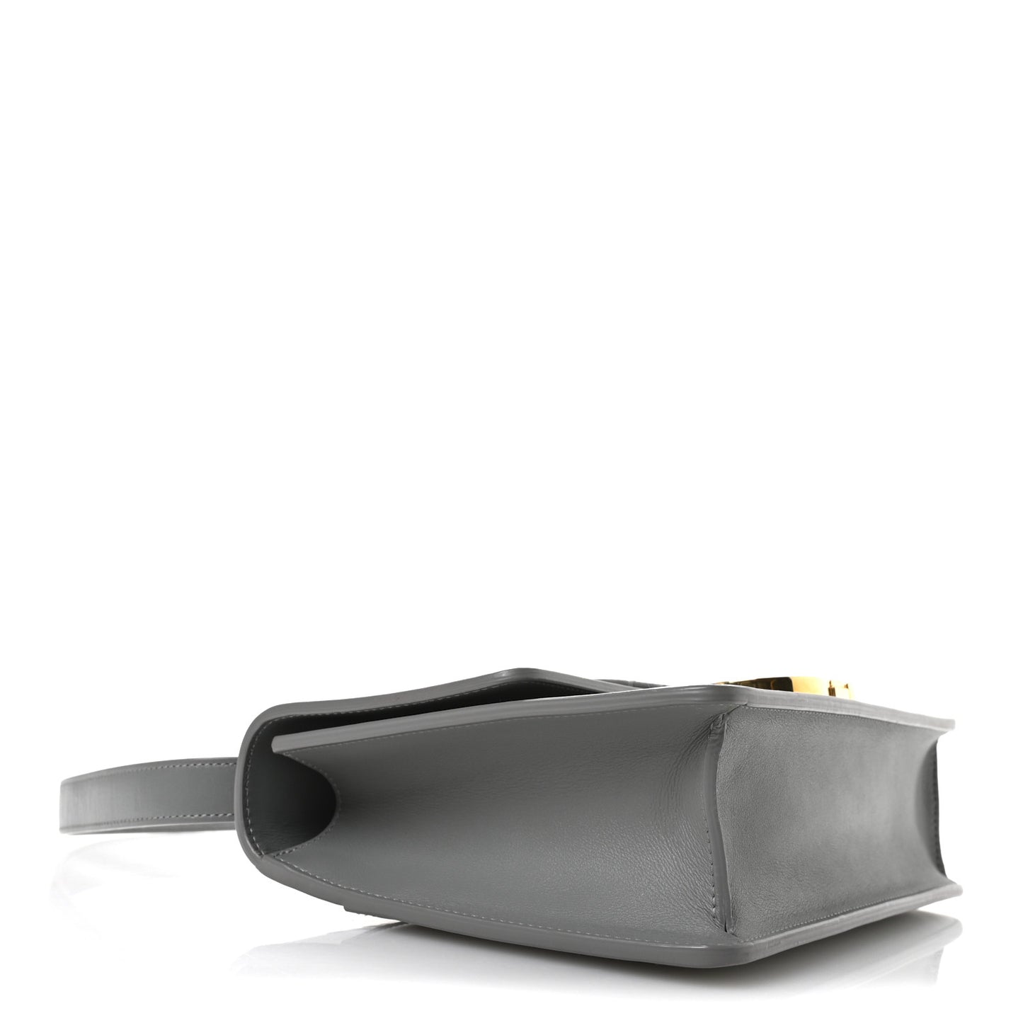 Smooth Calfskin 30 Montaigne Flap Bag Gray