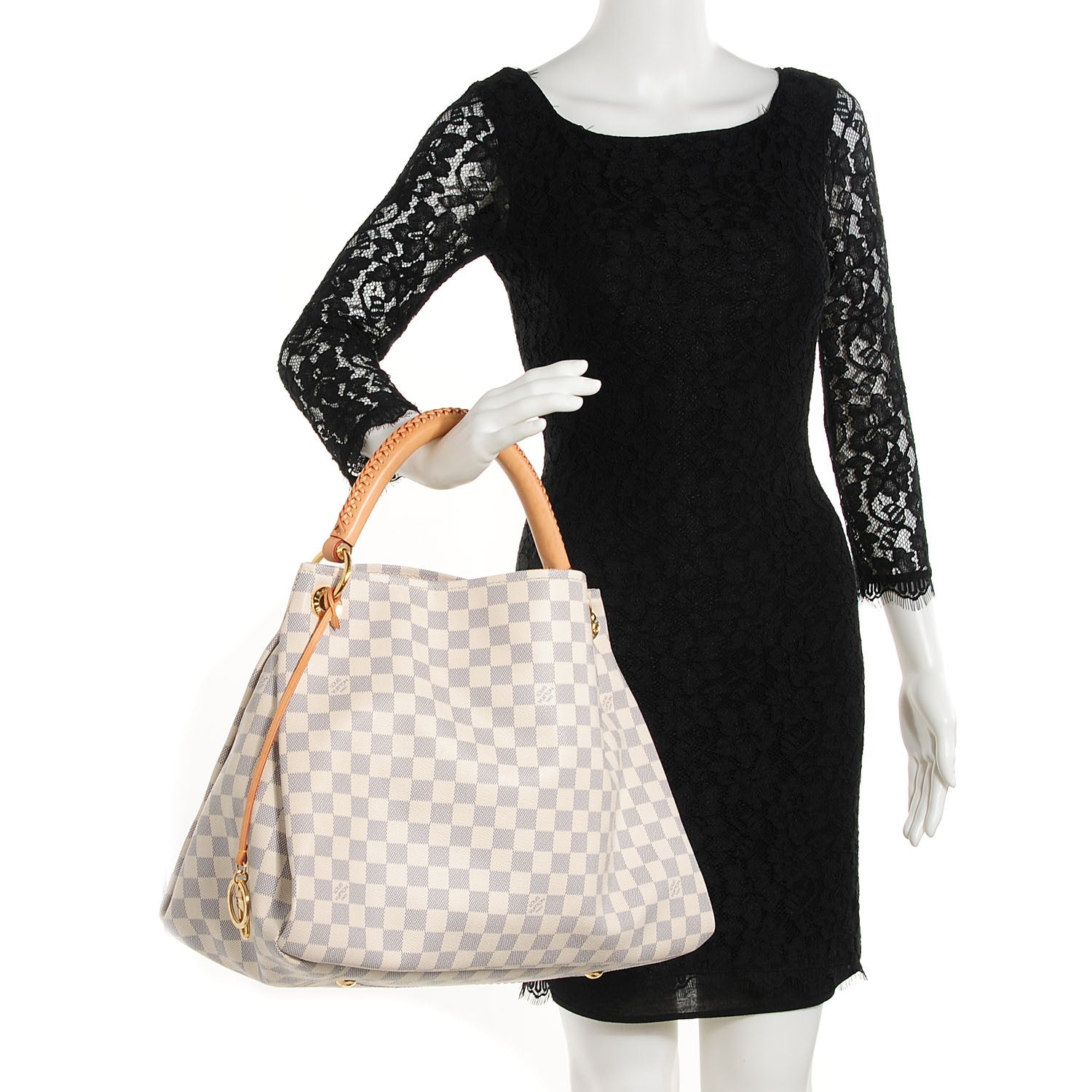 Louis Vuitton Damier Azur Artsy MM 2 of 8