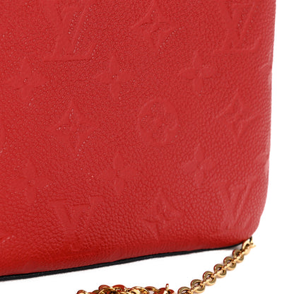 Louis Vuitton Empreinte Double Zip Pochette Marine Rouge 14 of 14