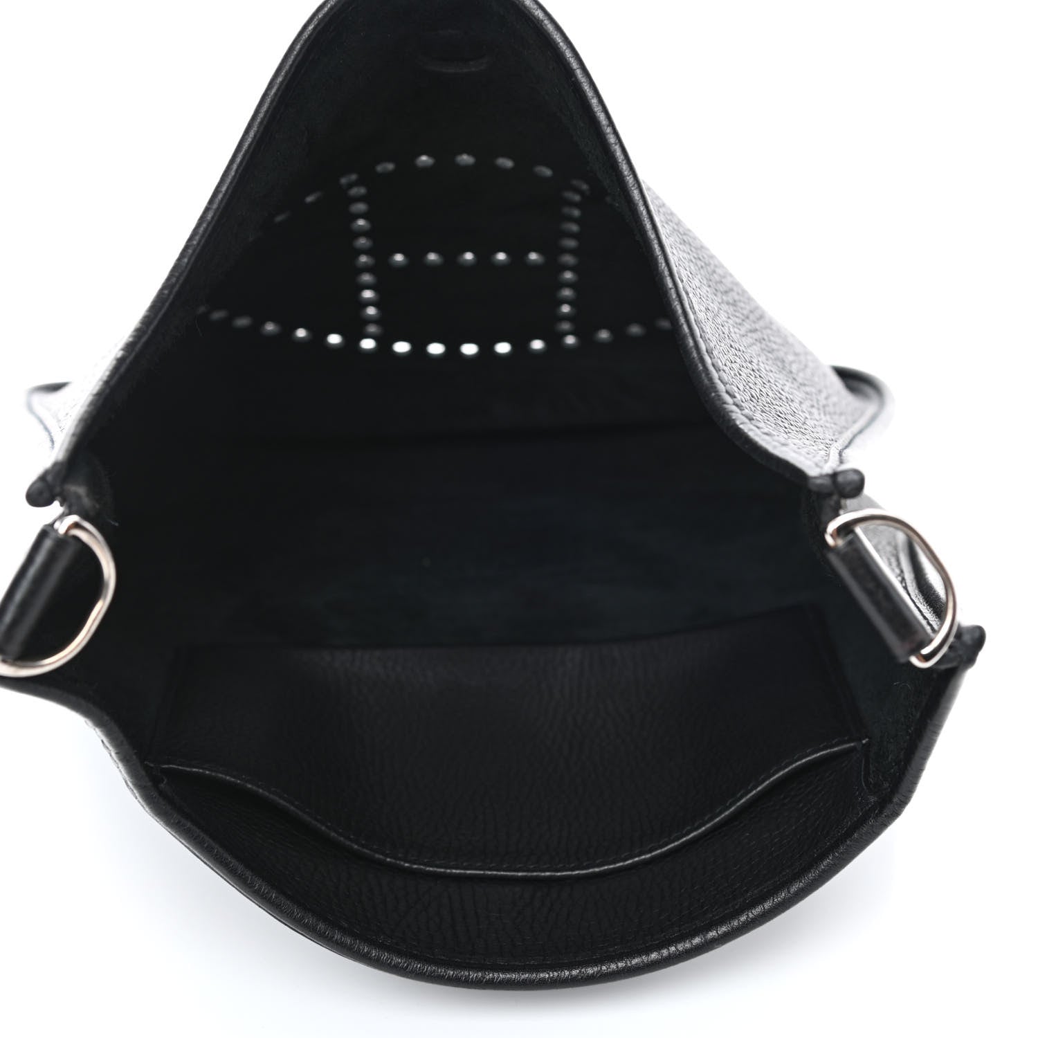 Hermes Taurillon Clemence Evelyne PM Black 4 of 4