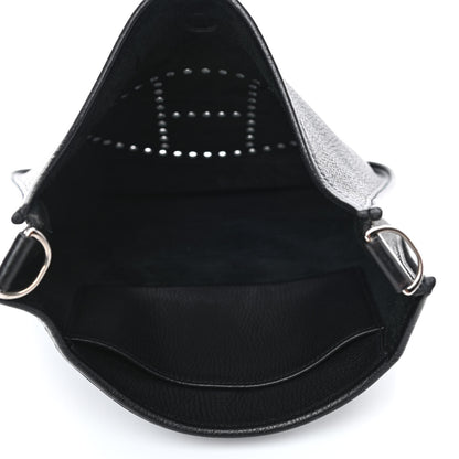 Hermes Taurillon Clemence Evelyne PM Black 4 of 4
