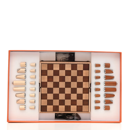 Hermes Sycamore Mahogany Wood Samarcande Chess Game 9 of 10