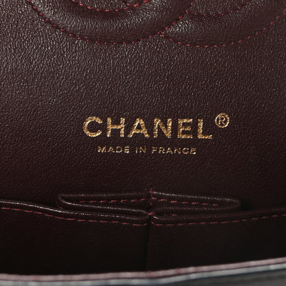 Chanel Lambskin Quilted Medium Double Flap Black 6 of 9