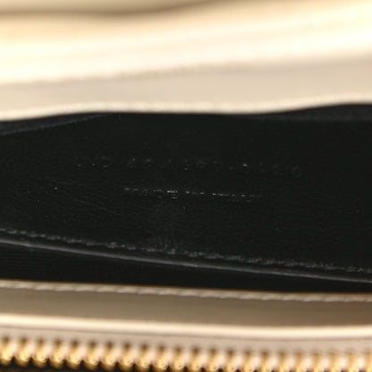 Saint Laurent Calfskin Y Quilted Monogram Small Loulou Chain Satchel Crema Soft 7 of 11