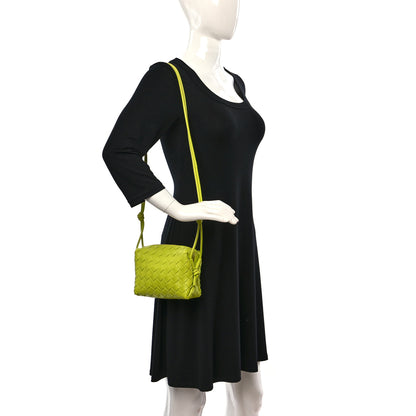 Bottega Veneta Nappa Intrecciato Mini Loop Camera Bag Acid Kiwi 2 of 8