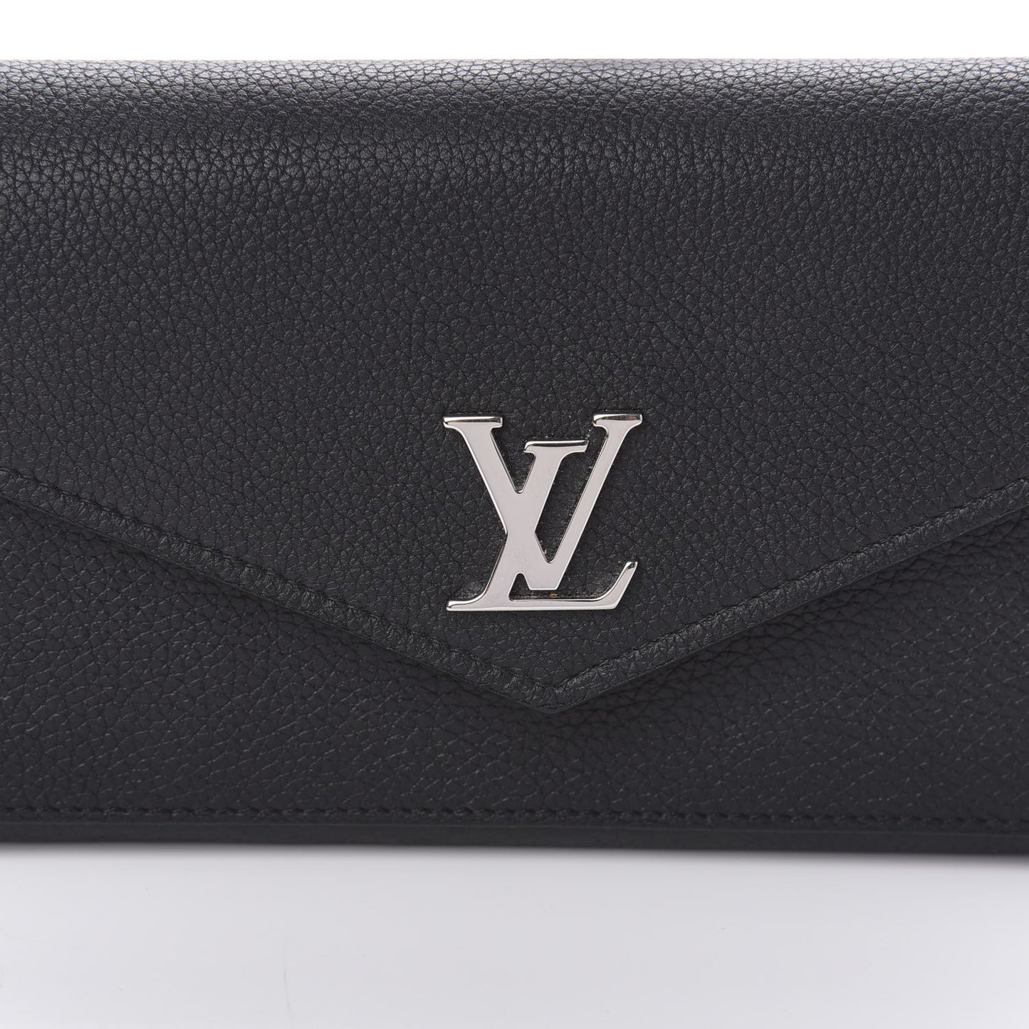 Soft Calfskin My Lockme Wallet Black