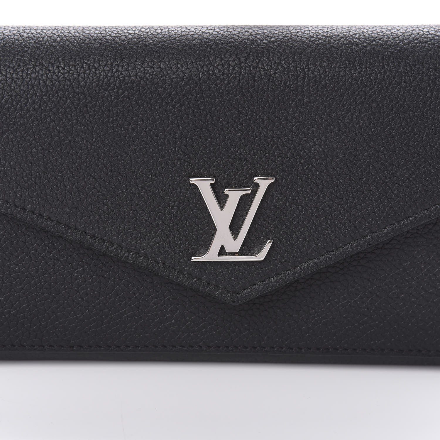 Louis Vuitton Soft Calfskin My Lockme Wallet Black 7 of 7
