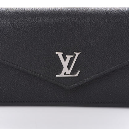 Louis Vuitton Soft Calfskin My Lockme Wallet Black 7 of 7