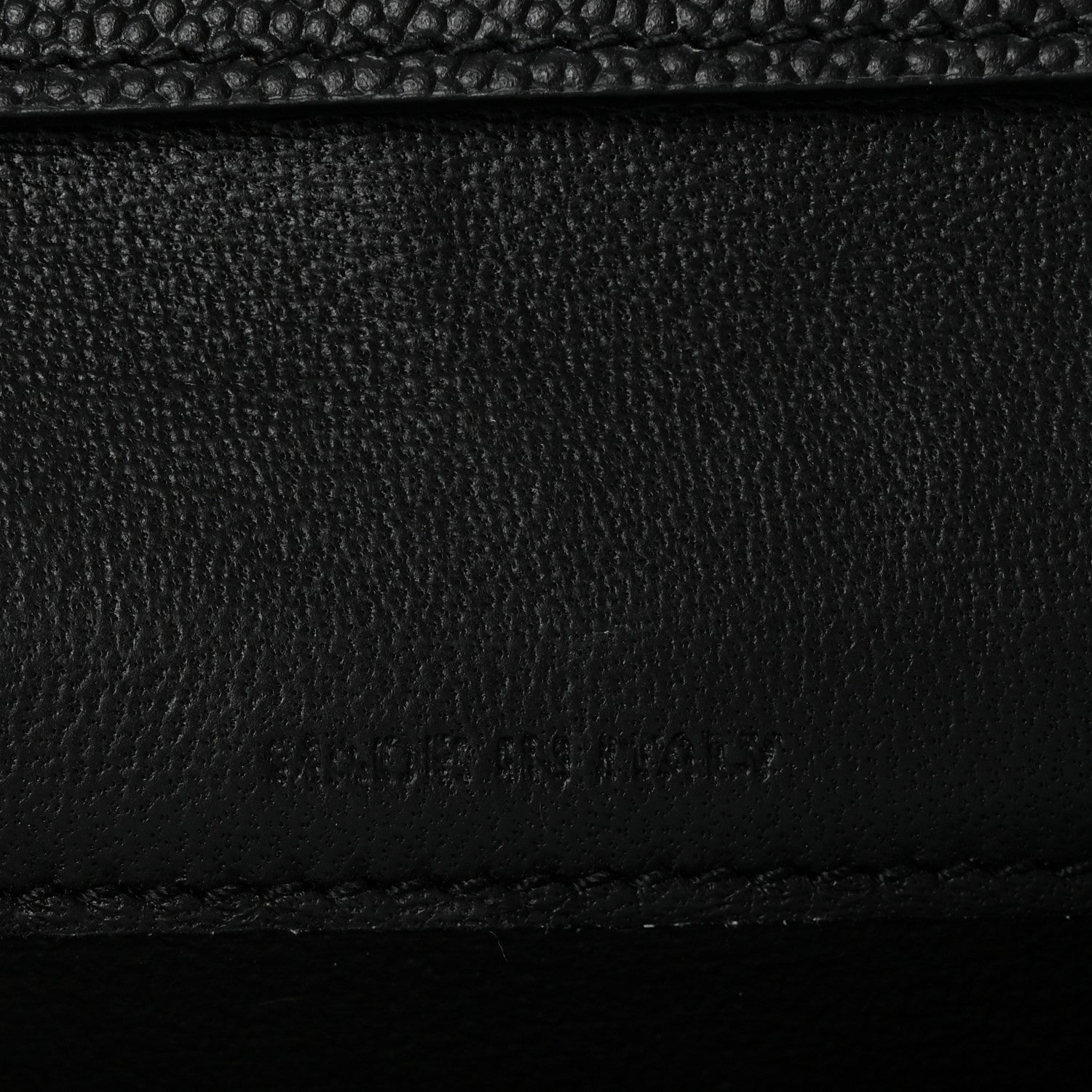 Saint Laurent Grain De Poudre Business Card Case Black 7 of 8