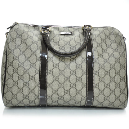 Gucci Monogram Medium Joy Boston Dark Brown 1 of 9