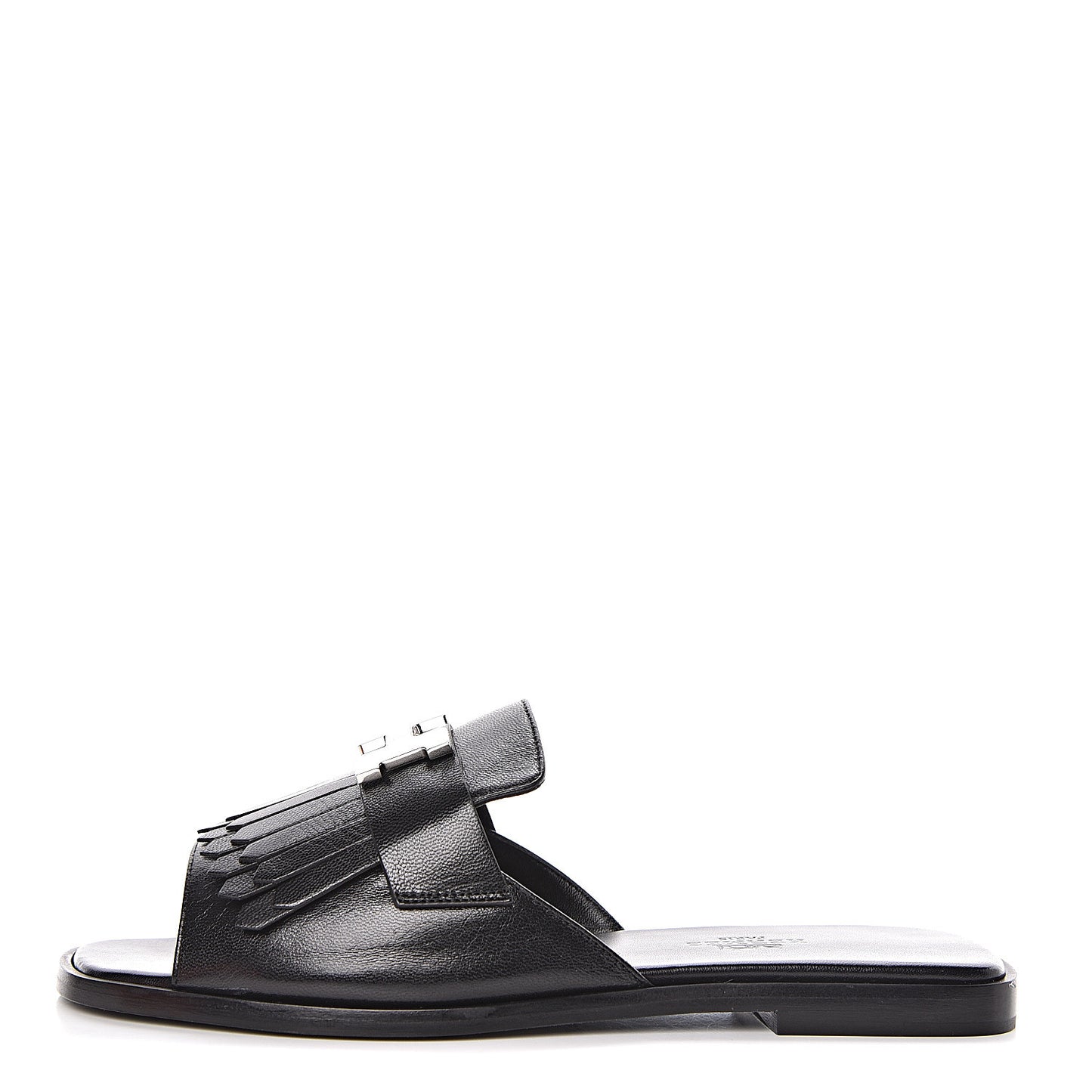 Goatskin Auteuil Sandals 36 Black