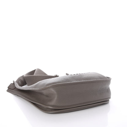 Hermes Taurillon Clemence Evelyne III GM Etain 4 of 8