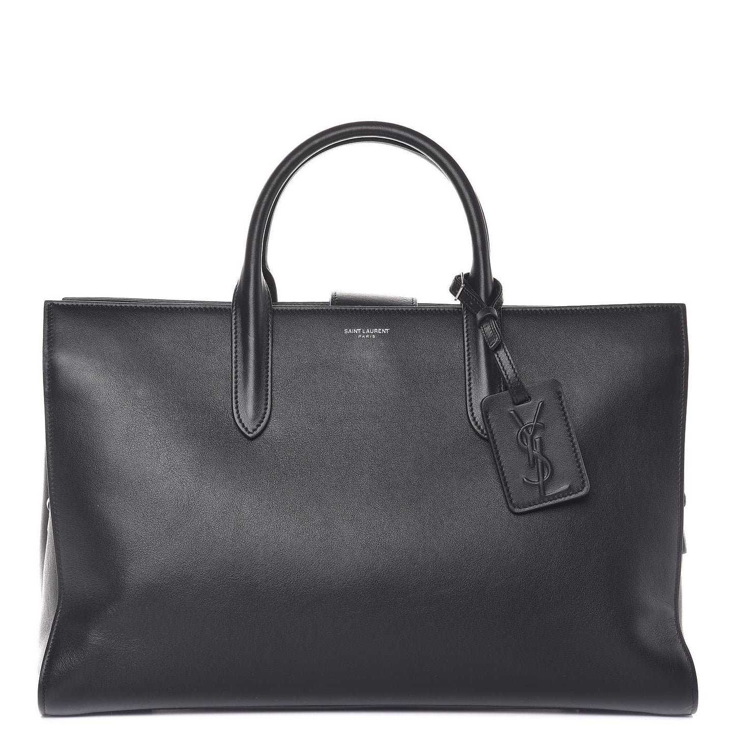 Calfskin Large Jane Tote Bag Black
