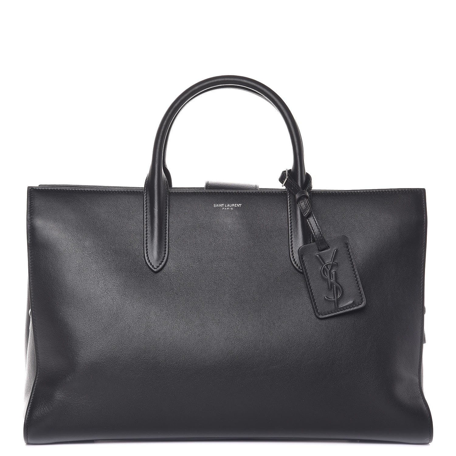 Saint Laurent Calfskin Large Jane Tote Bag Black 1 of 8