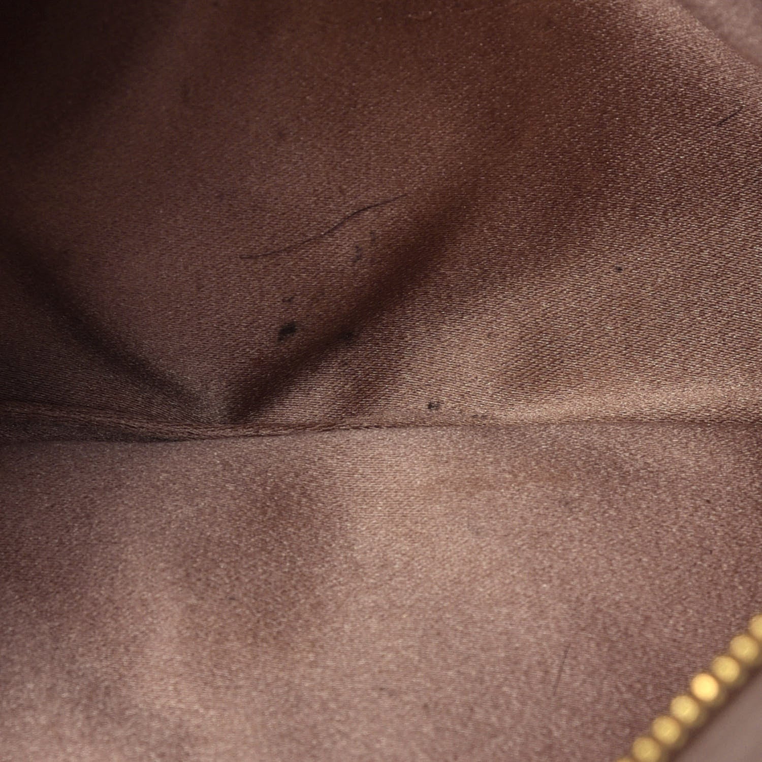 Prada Satin Zipped Clutch Nudo 7 of 16