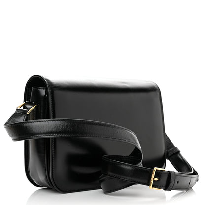 Celine Shiny Calfskin Medium Triomphe Black 3 of 17