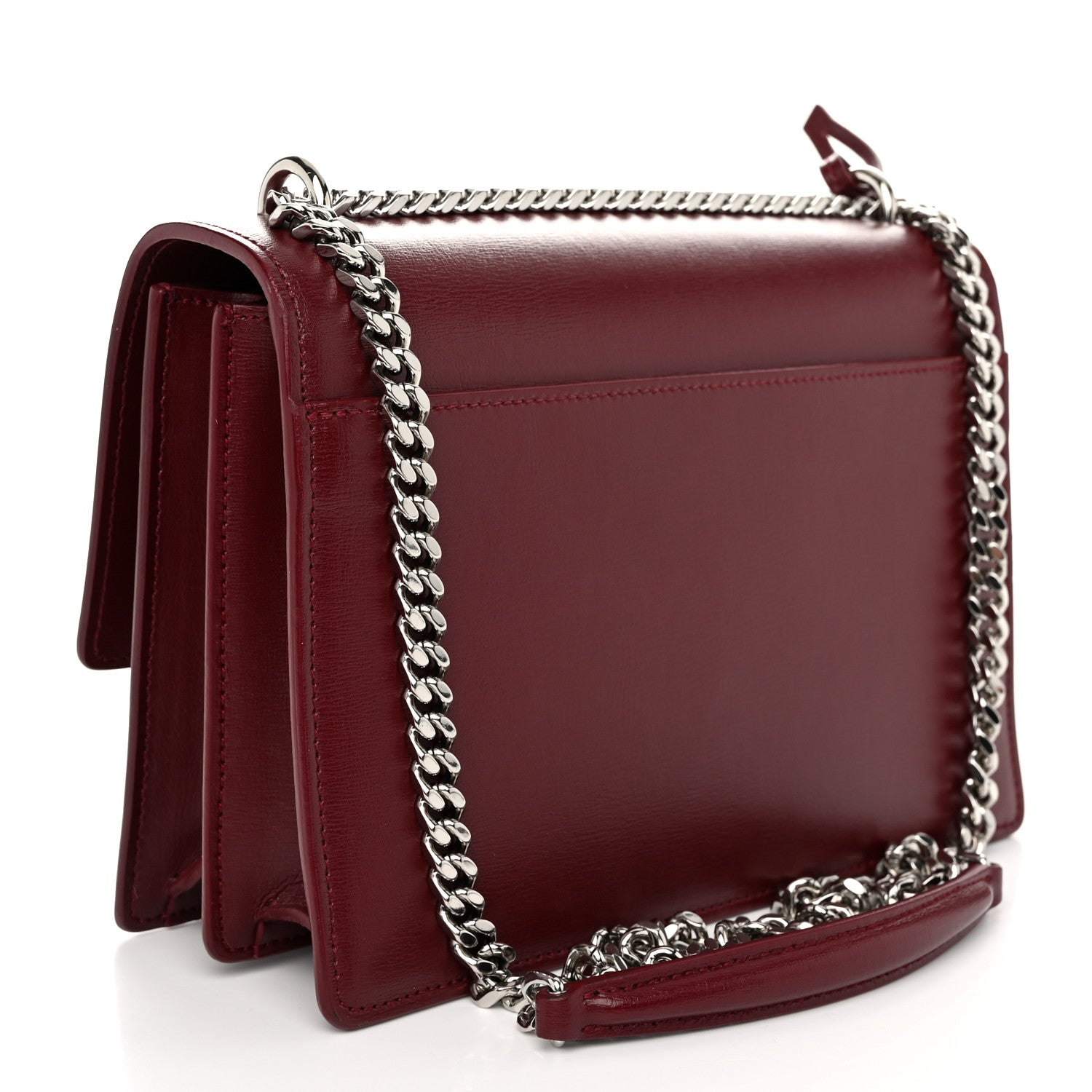 Saint Laurent Calfskin Medium Monogram Sunset Pallisandre 3 of 11
