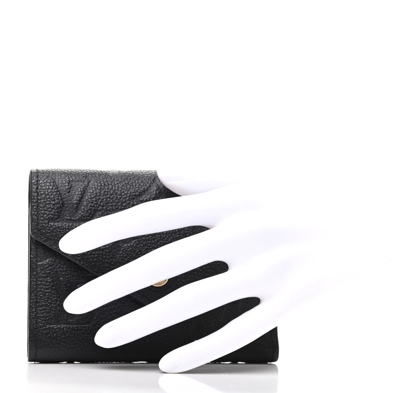Louis Vuitton Empreinte Victorine Wallet Black 2 of 7