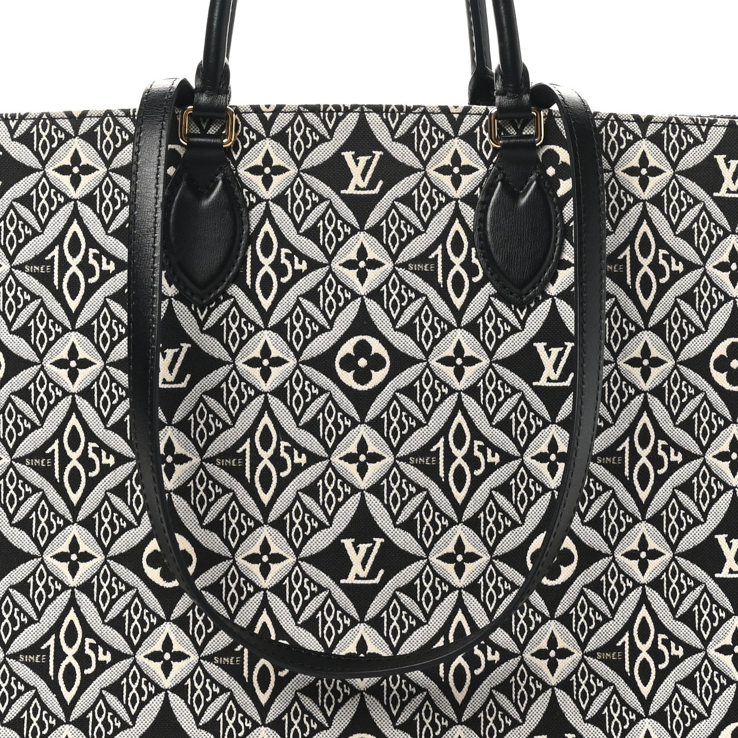 Louis Vuitton Jacquard Since 1854 Onthego GM Grey 7 of 9