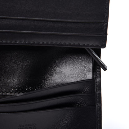 Gucci Calfskin Matelasse GG Marmont Card Case Wallet Black 9 of 10