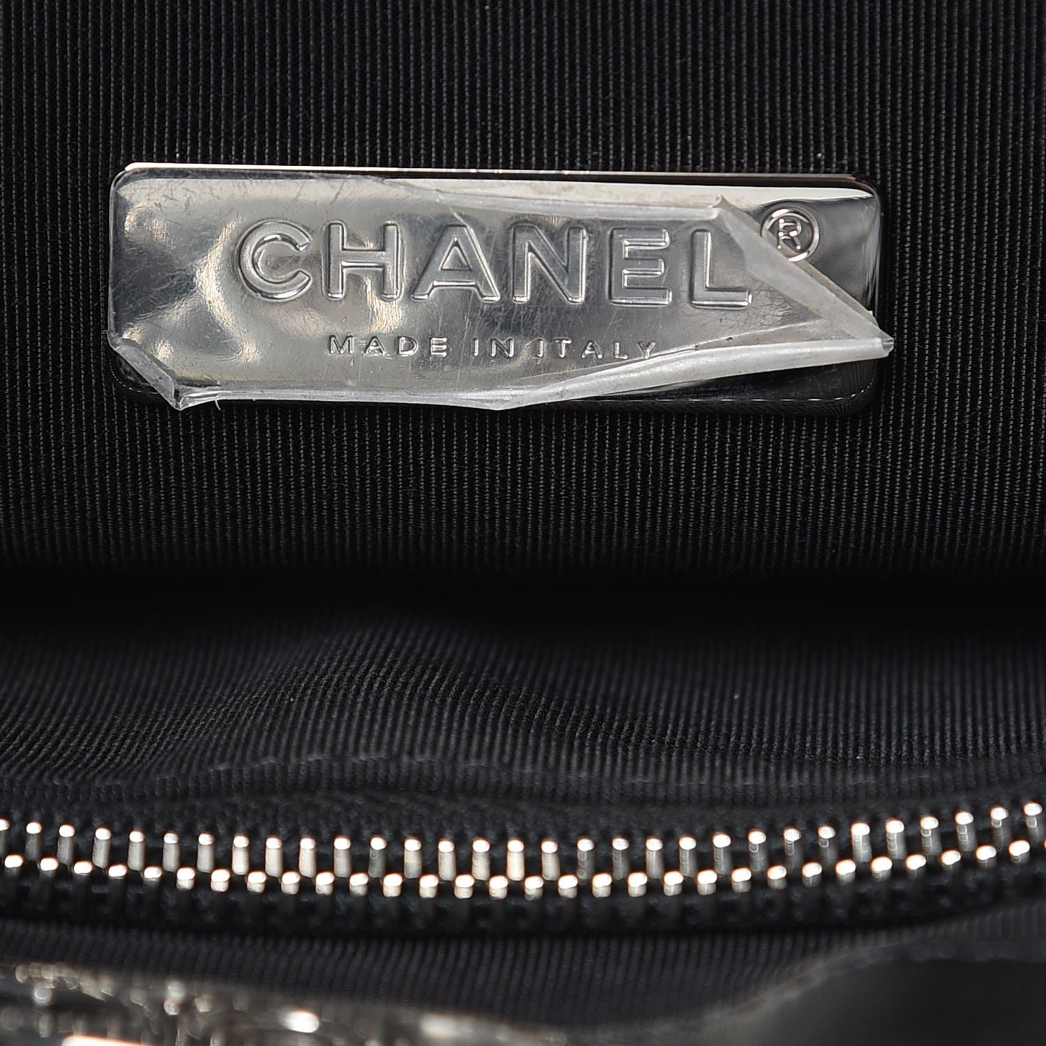 Chanel Glazed Lambskin Quilted Small 31 Shopping Bag Black 6 of 11
