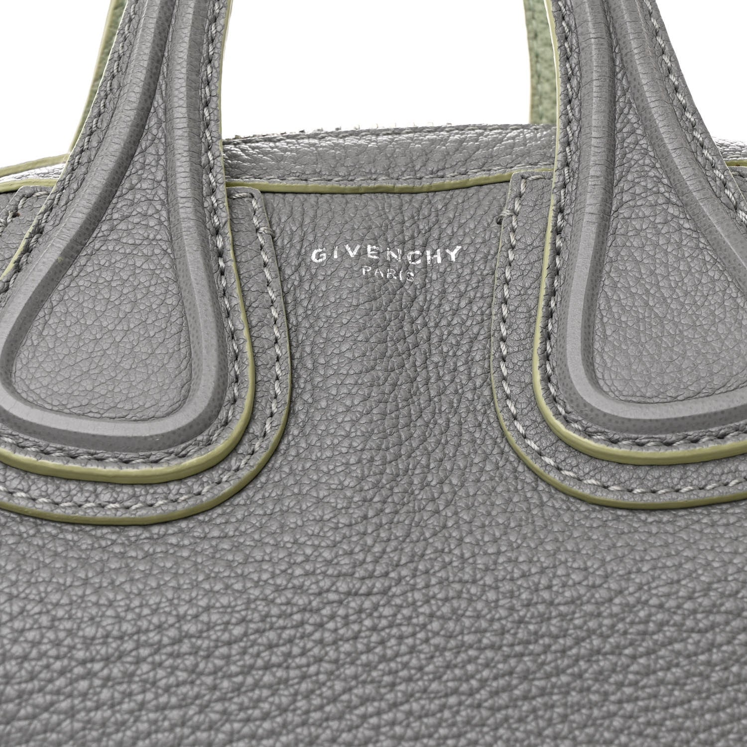 Givenchy Pebbled Calfskin Small Nightingale Pearl Grey 8 of 11
