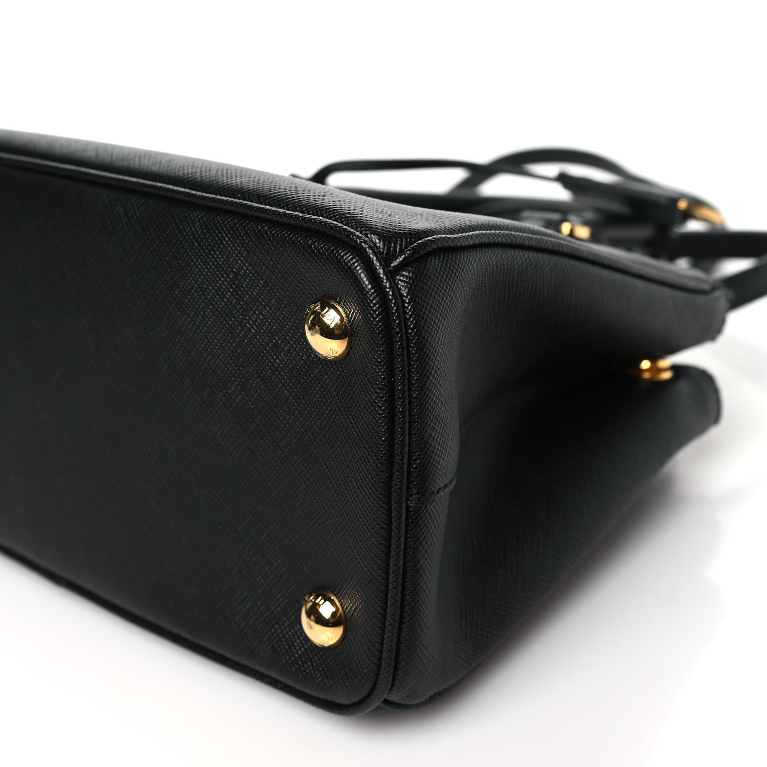 Prada Saffiano Small Galleria Double Zip Tote Black 10 of 10