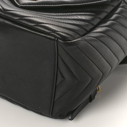 Saint Laurent Lambskin Matelasse Monogram Joe Backpack Black 8 of 8