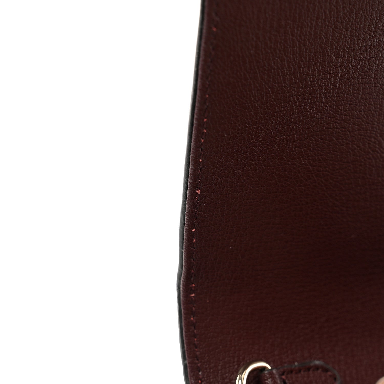 Jimmy Choo Calfskin Crocodile Embossed Palace Wallet On Chain Bordeaux 11 of 11