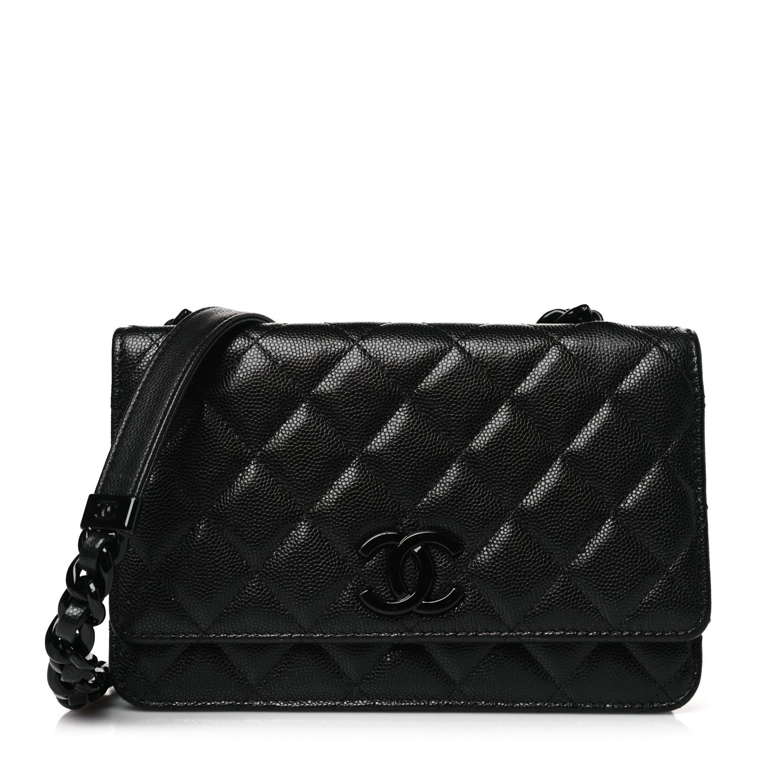 Chanel Caviar Quilted My Everything Wallet On Chain WOC Black 1 of 11