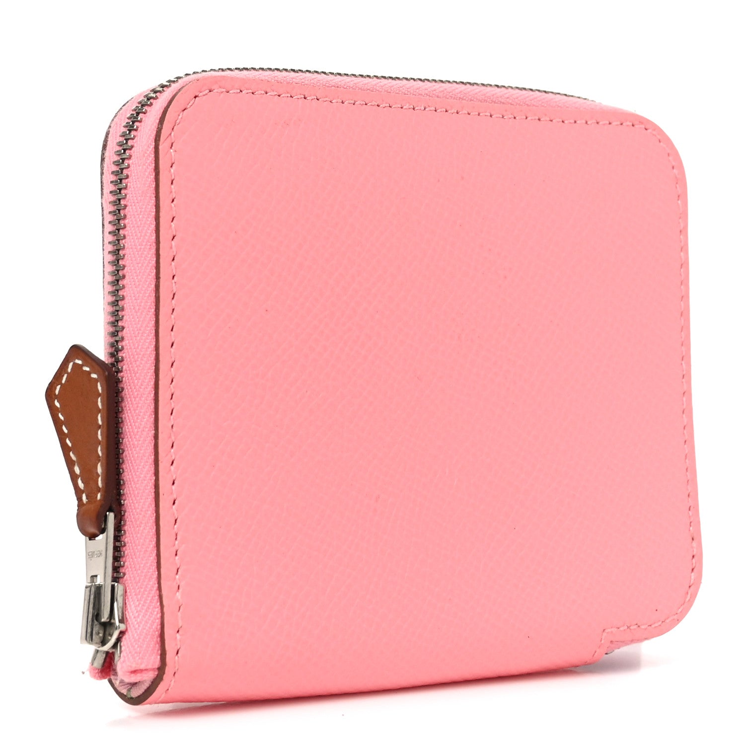 Hermes Epsom Silk'In Compact Wallet Rose Confetti 3 of 7
