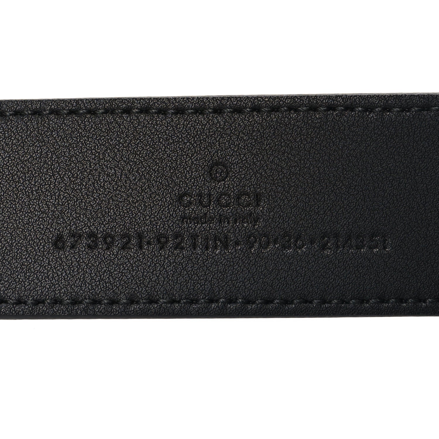 Gucci GG Supreme Monogram Plutone Calfskin 35mm Belt 90 36 Black 5 of 5