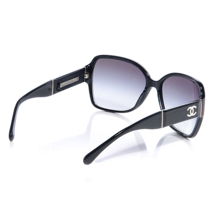 Chanel CC Sunglasses 1345 Black 2 of 13