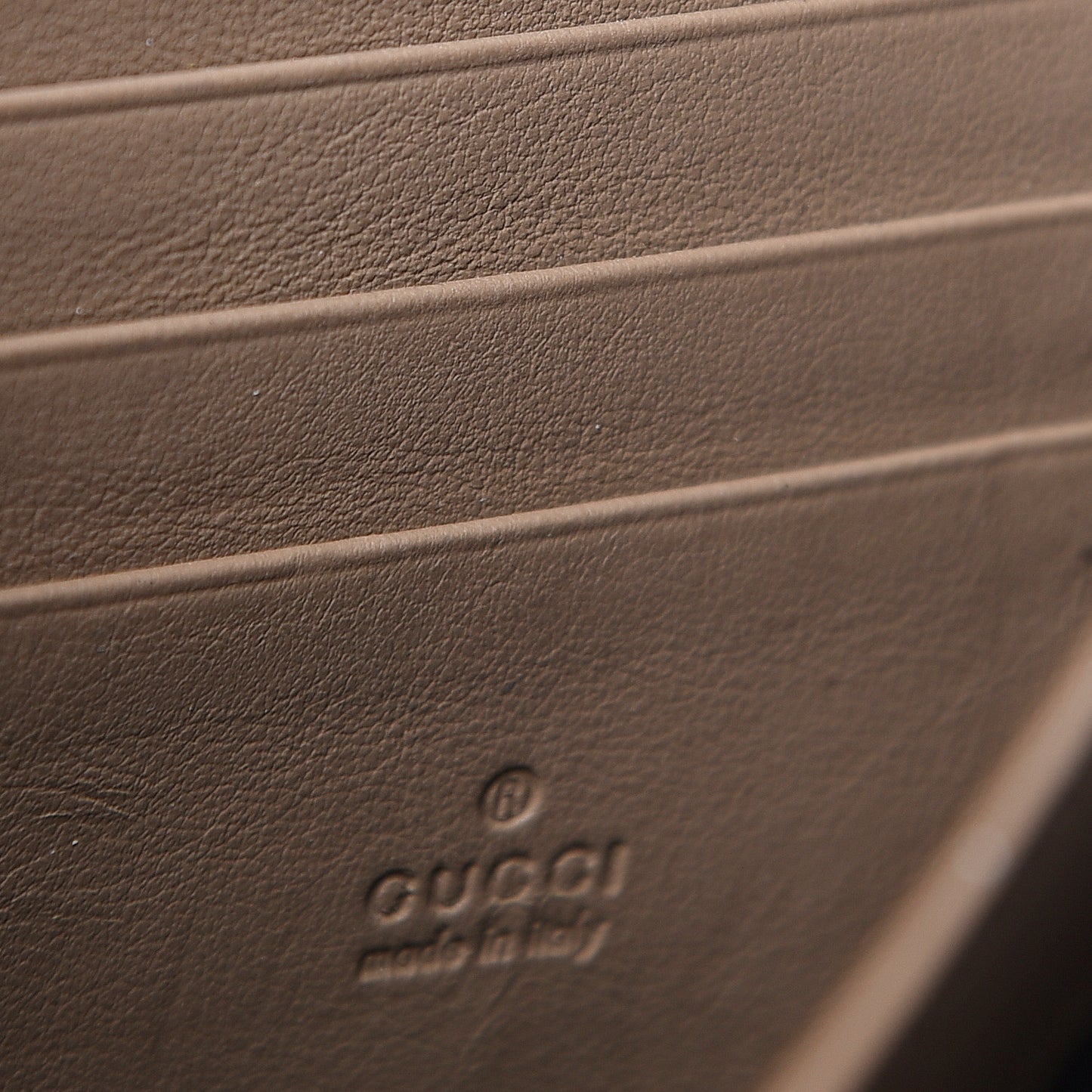 GG Supreme Monogram Mini Dionysus Chain Wallet Beige Taupe