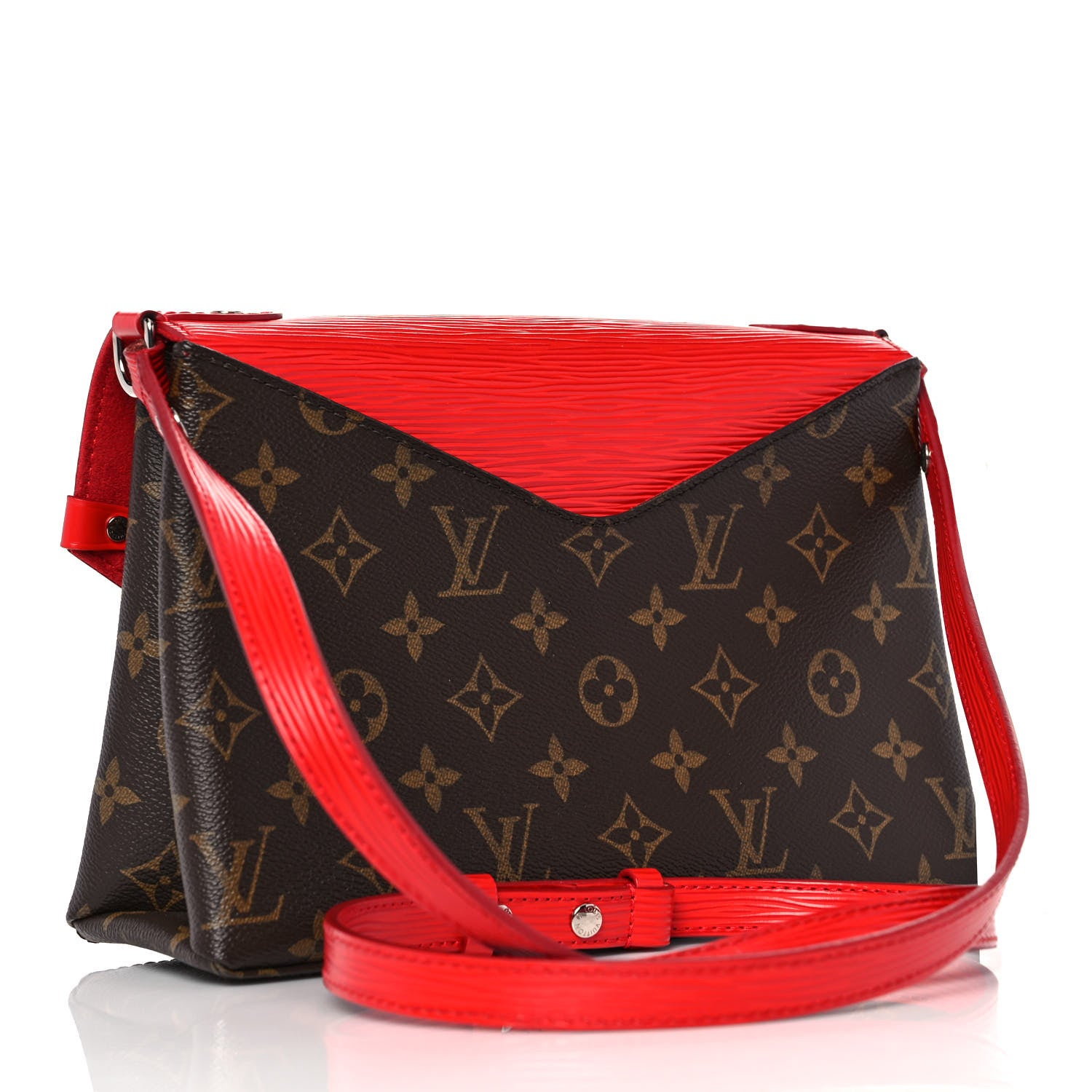 Louis Vuitton Monogram Epi Saint Michel Coquelicot 3 of 8