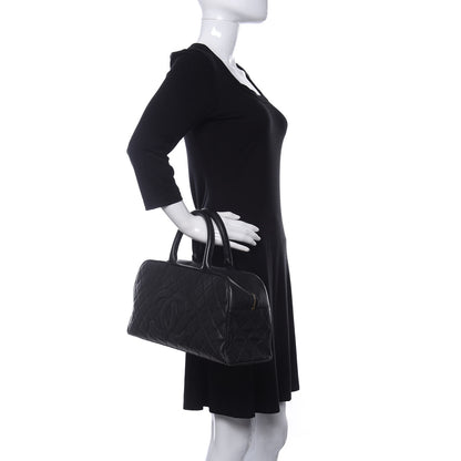 Chanel Caviar Quilted Large Bowler Black 2 of 10