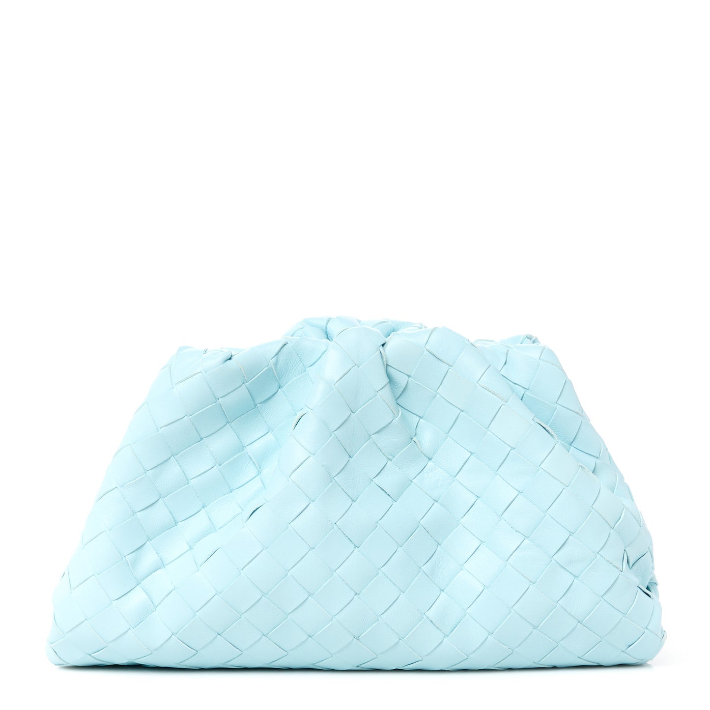 Nappa Intrecciato Teen Pouch Pale Blue