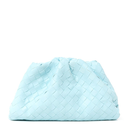 Bottega Veneta Nappa Intrecciato Teen Pouch Pale Blue 1 of 11