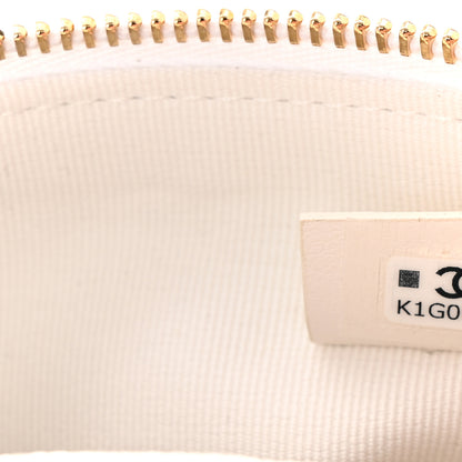 Chanel Caviar Quilted Hobo Clutch With Chain White 7 of 11