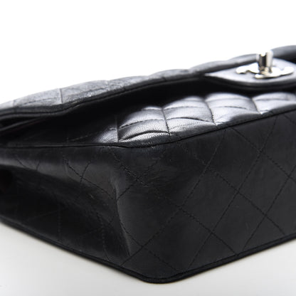Chanel Lambskin Quilted Medium Double Flap Black 6 of 13
