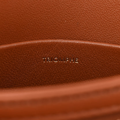 Celine Calfskin Triomphe Canvas Teen Triomphe Bag Tan 8 of 13