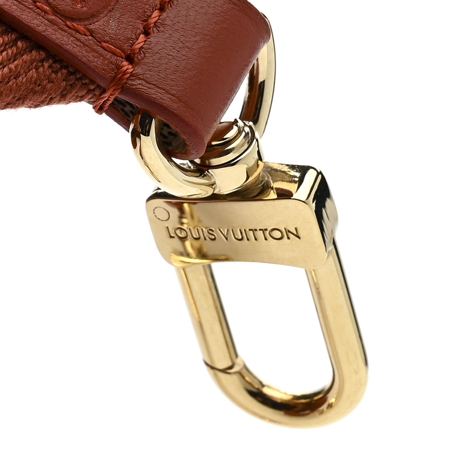 Louis Vuitton Nylon Coussin Shoulder Strap Terracotta Brown 3 of 4