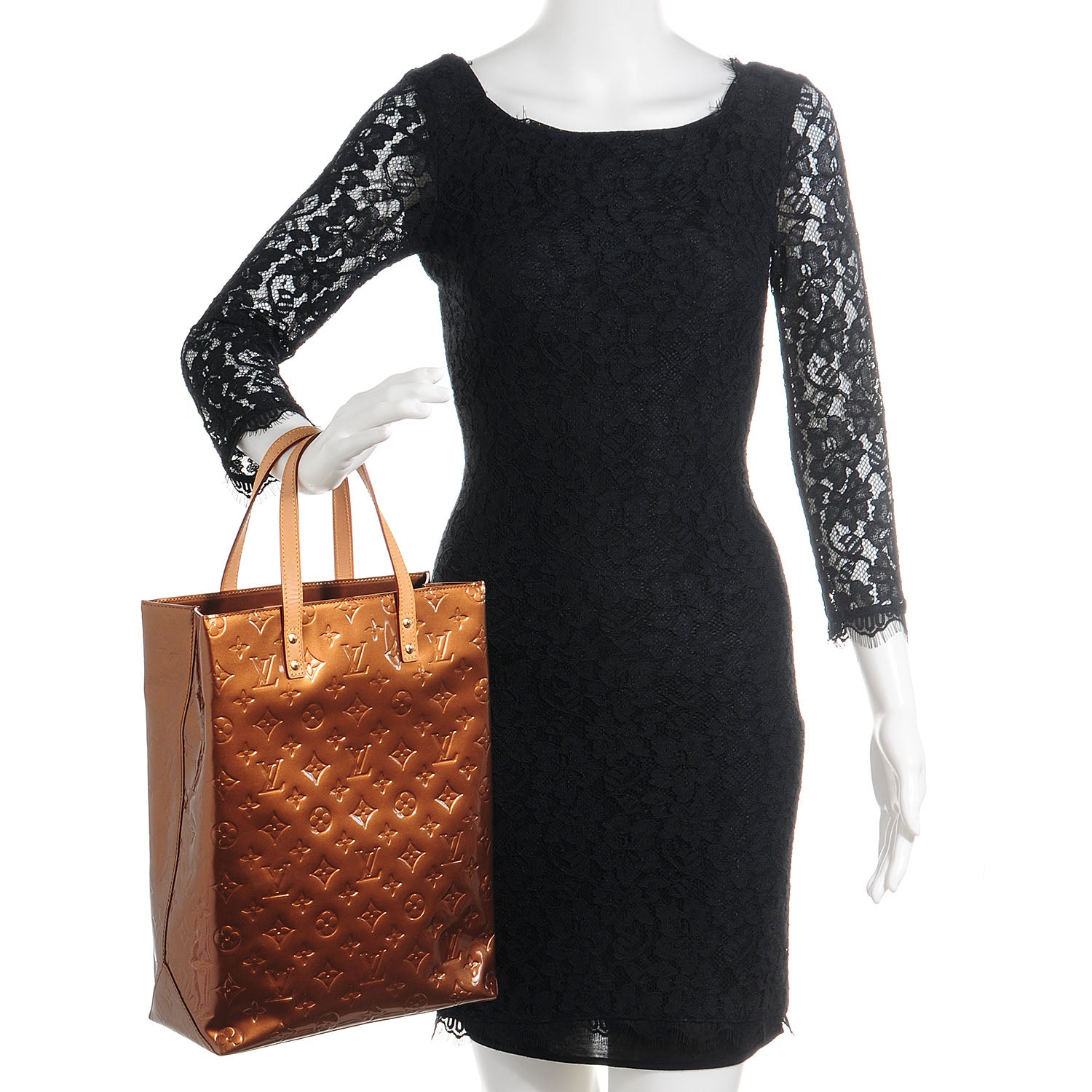Louis Vuitton Vernis Reade MM Bronze 2 of 7