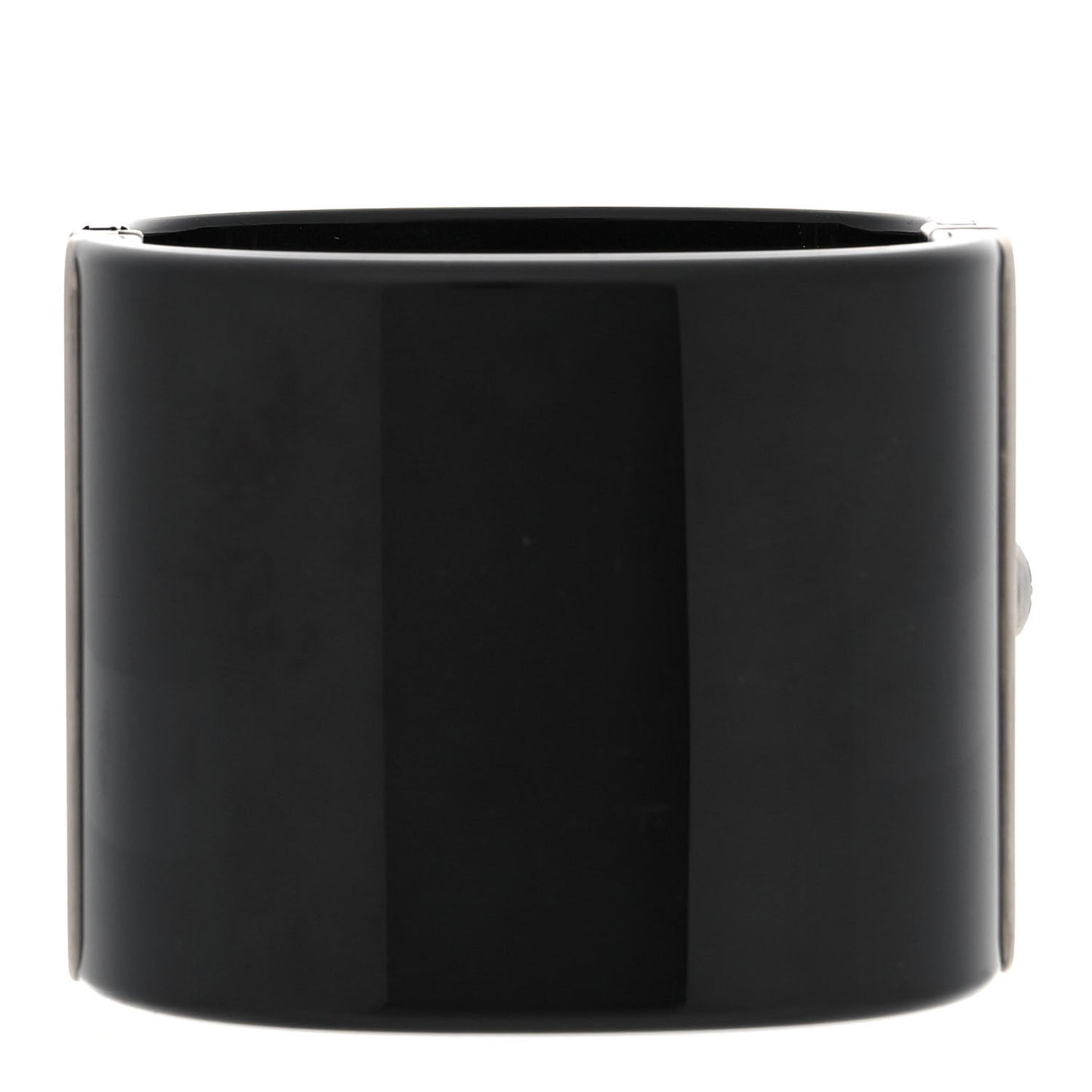 Resin Crystal Pearl CC Cuff Black