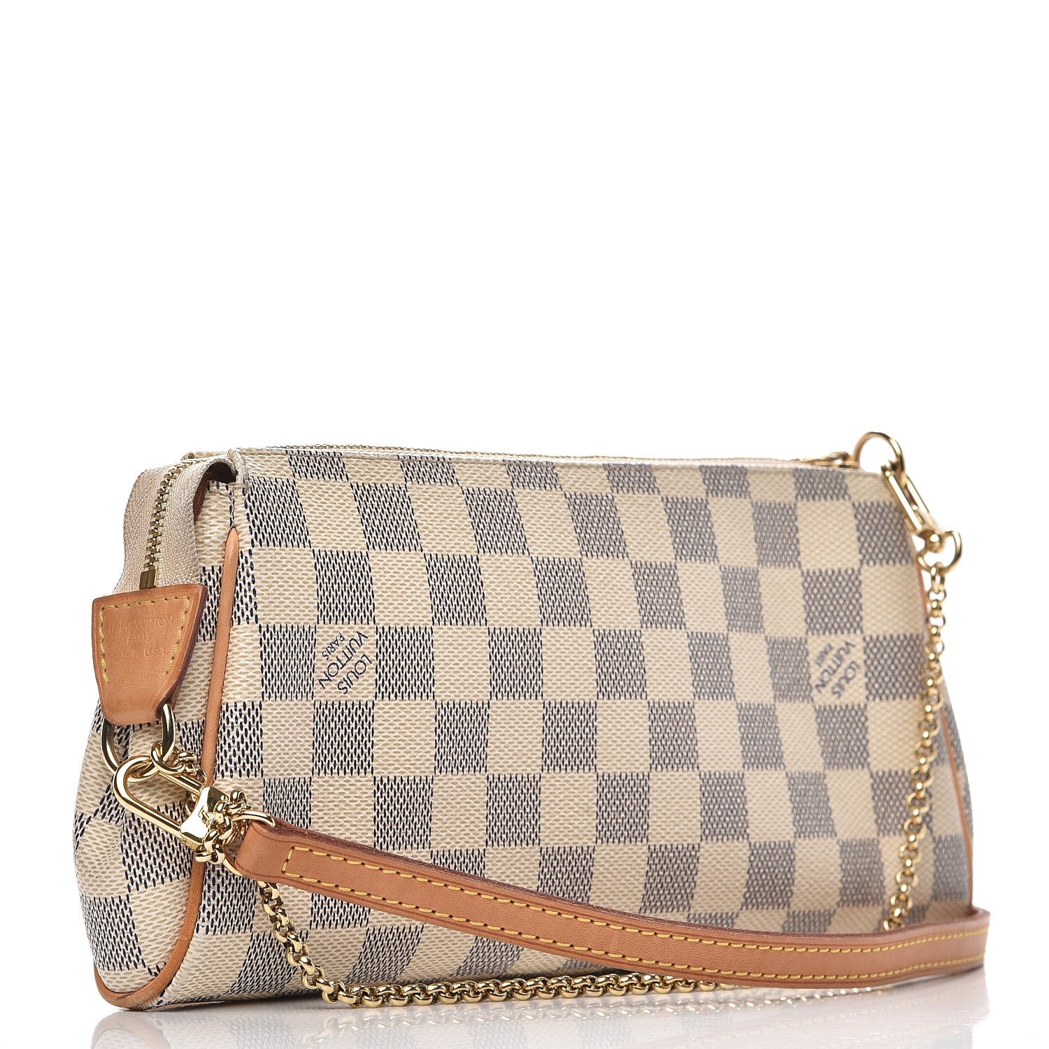 Louis Vuitton Damier Azur Eva Clutch 3 of 9