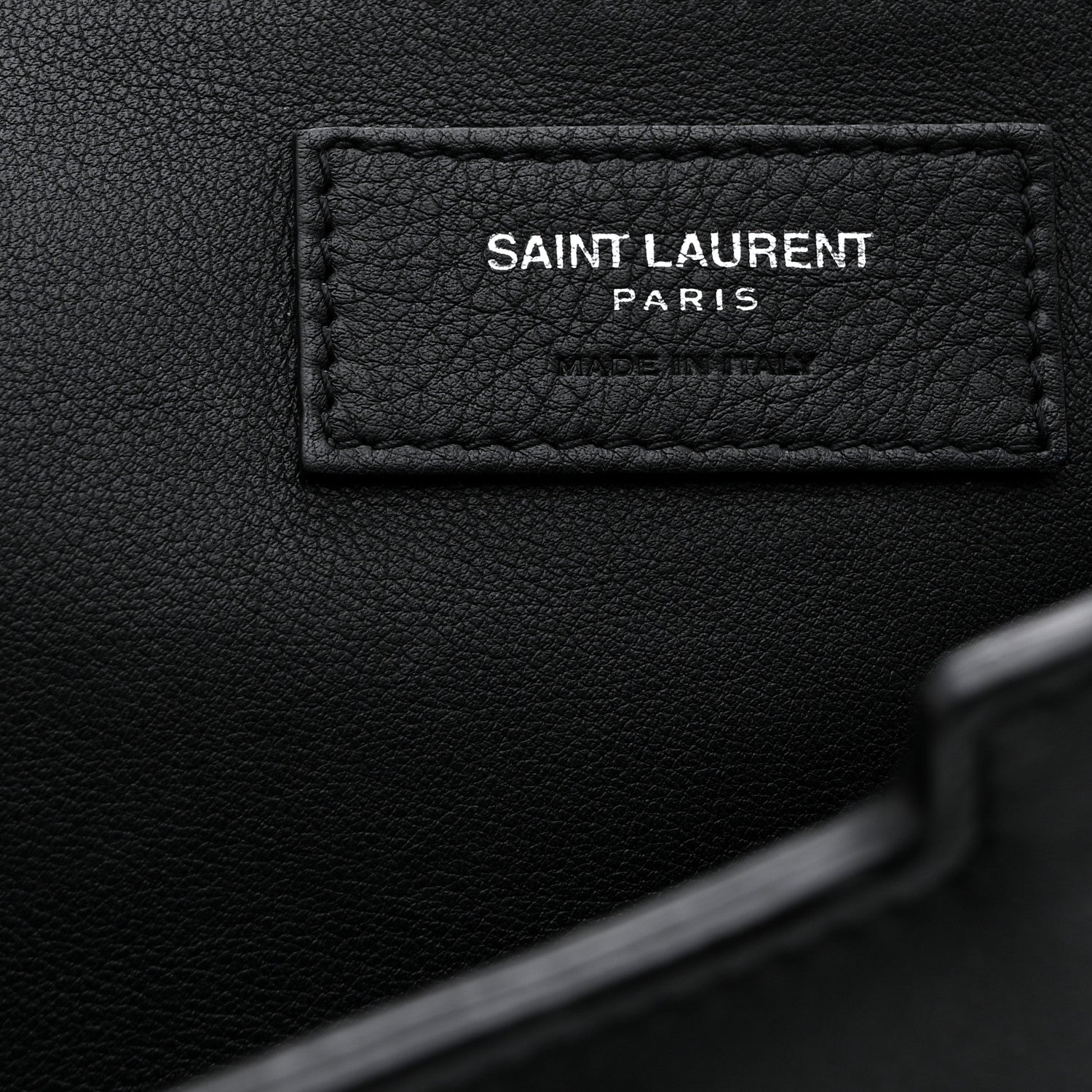 Saint Laurent Calfskin Monogram Baby Downtown Cabas Black 6 of 10