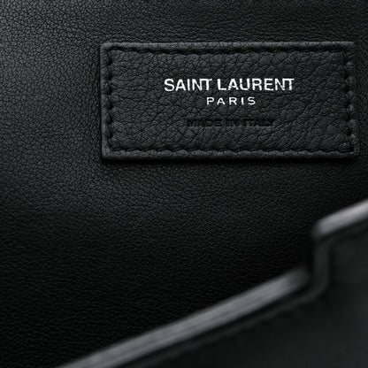 Saint Laurent Calfskin Monogram Baby Downtown Cabas Black 6 of 10