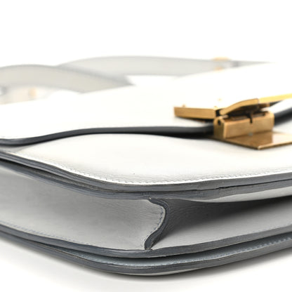 Celine Box Calfskin Medium Classic Box Flap Bag Sky 9 of 11