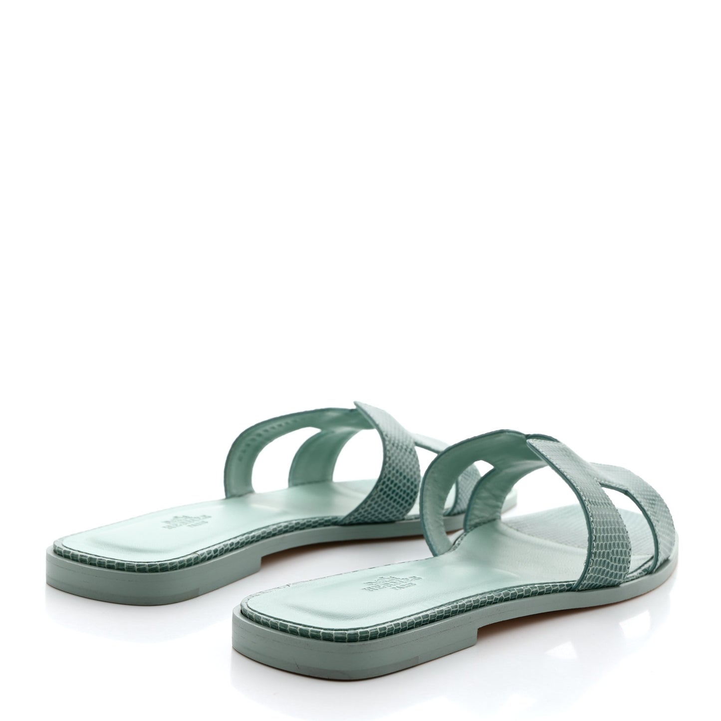 Lizard Oran Sandals 41 Turquoise
